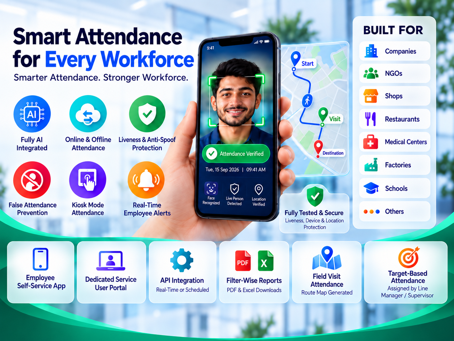MyFace AI Face Attendance Solution